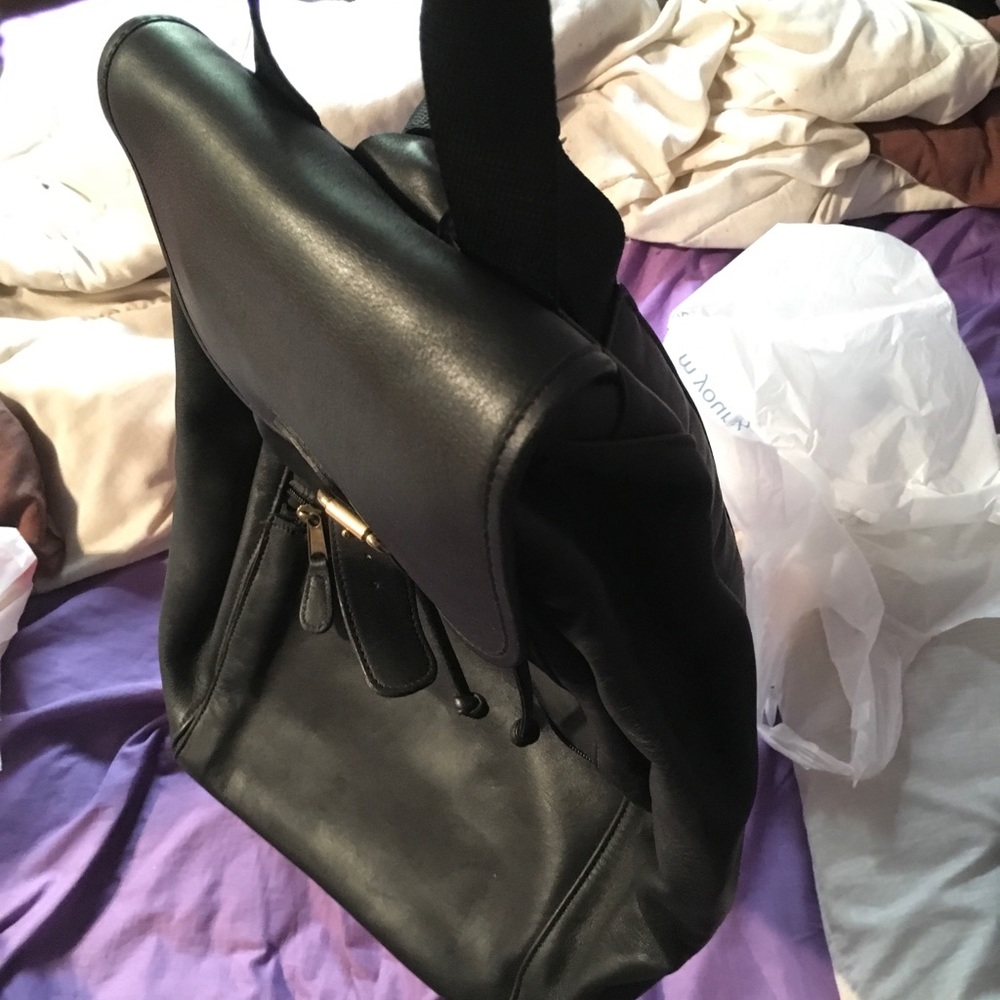 Black Coach backpack barely used